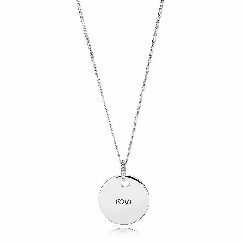 Pandora Love Disneyc Necklace - Silver - Canada | PS9178DI